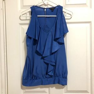 Banana Republic blouse with ruffle neckline